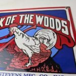 Vintage Cock of The Woods Sign – Axe Service Station Knife Store Gas Pump Sign - Image 4