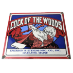 Vintage Cock of The Woods Sign – Axe Service Station Knife Store Gas Pump Sign - Image 2