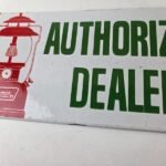 Vintage Coleman Sales Sign – Gas Auto Dealer Garage Shop Porcelain Sign - Image 3