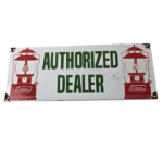 Vintage Coleman Sales Sign – Gas Auto Dealer Garage Shop Porcelain Sign - Image 2