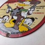 Vintage Colt Fire Arms Sign – Donald Duck Revolvers Pistols Guns Gas Pump Sign - Image 14