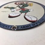 Vintage Colt Porcelain Sign – Marvin the Martian Ray Gun Colt Sign - Image 10