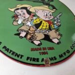 Vintage Colt Sign – Firearm Porcelain Gas Pump Man Cave Collection Ad Store Sign - Image 11