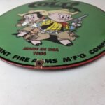 Vintage Colt Sign – Firearm Porcelain Gas Pump Man Cave Collection Ad Store Sign - Image 10