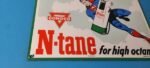 Vintage Conoco Gasoline Sign – Superman Comics Porcelain Gas Pump Sign - Image 7