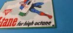 Vintage Conoco Gasoline Sign – Superman Comics Porcelain Gas Pump Sign - Image 10