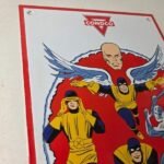 Vintage Conoco Gasoline Sign – X-Men Comics Action Figure Porcelain Pump Sign - Image 5