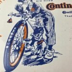 Vintage Continental Porcelain Sign – Auto Car & Bike Tires Gas Pump Sign - Image 4