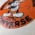 Vintage Converse Shoes – Mickey Mouse Porcelain Gas Pump Service Station Sign - Image 14