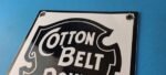 Vintage Cotton Belt Route Railroad Sign – Trains Railway Porcelain Gas Pump Sign - Image 8