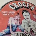 Vintage Croce's Porcelain Sign – Shop Soda Advertising Gas Pump Service Sign - Image 5