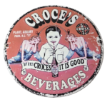 Vintage Croce's Porcelain Sign – Shop Soda Advertising Gas Pump Service Sign