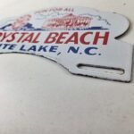 Vintage Crystal Beach NC License Plate Topper – Sign Ad on Automobile Topper - Image 14