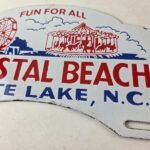 Vintage Crystal Beach NC License Plate Topper – Sign Ad on Automobile Topper - Image 4