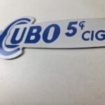 Vintage Cubo 5¢ Cigar Porcelain Sign – Shaped Cigar Advertising Sign - Image 13