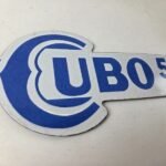 Vintage Cubo 5¢ Cigar Porcelain Sign – Shaped Cigar Advertising Sign - Image 5