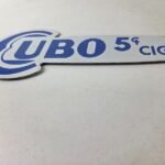 Vintage Cubo 5¢ Cigar Porcelain Sign – Shaped Cigar Advertising Sign - Image 10