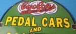 Vintage Cyclops Porcelain Sign – Gas Service Station Pedal Cars & Scooters Sign - Image 3