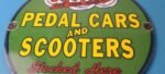 Vintage Cyclops Porcelain Sign – Gas Service Station Pedal Cars & Scooters Sign - Image 4