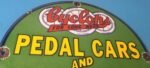 Vintage Cyclops Porcelain Sign – Gas Service Station Pedal Cars & Scooters Sign - Image 5