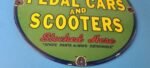 Vintage Cyclops Porcelain Sign – Gas Service Station Pedal Cars & Scooters Sign - Image 7
