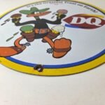 Vintage Dairy Queen Sign – Porcelain Advertisement Diner Treat Gas Pump Sign - Image 10