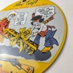 Vintage Daisy Toy Rifles Sign – Porcelain Childrens Toy Gas Pump Plate Sign - Image 13