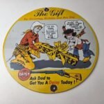 Vintage Daisy Toy Rifles Sign – Porcelain Childrens Toy Gas Pump Plate Sign - Image 15
