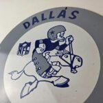 Vintage Dallas Cowboys Porcelain Sign – Football NFL Gas Pump Service Sign - Image 12