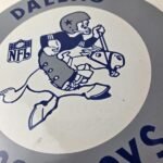 Vintage Dallas Cowboys Porcelain Sign – Football NFL Gas Pump Service Sign - Image 4
