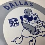 Vintage Dallas Cowboys Porcelain Sign – Football NFL Gas Pump Service Sign - Image 5