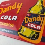 Vintage Dandy Cola Sign – Vitamin Soda Gas Pump Bottles Beverage Porcelain Sign - Image 14
