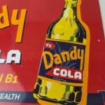 Vintage Dandy Cola Sign – Vitamin Soda Gas Pump Bottles Beverage Porcelain Sign - Image 3