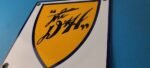 Vintage Delaware & Hudson Sign – Trains Railroad Porcelain Gas Pump Hobby Sign - Image 9
