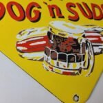 Vintage Dog n Suds Sign – Root Beer Gas Service Station Fast Food Porcelain Sign - Image 6