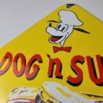 Vintage Dog n Suds Sign – Root Beer Gas Service Station Fast Food Porcelain Sign - Image 7