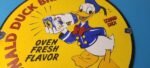 Vintage Donald Duck Bread Sign – Walt Disney Gas Pump Porcelain Sign - Image 4