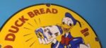 Vintage Donald Duck Bread Sign – Walt Disney Gas Pump Porcelain Sign - Image 5