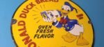 Vintage Donald Duck Bread Sign – Walt Disney Gas Pump Porcelain Sign - Image 6