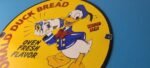 Vintage Donald Duck Bread Sign – Walt Disney Gas Pump Porcelain Sign - Image 9