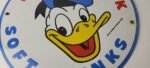 Vintage Donald Duck Soda Porcelain Sign – Drink Beverage Gas Service Sign - Image 4