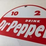 Vintage Dr Pepper Porcelain Sign – Beverage Collection Man Cave Bar Gas Sign - Image 12