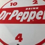 Vintage Dr Pepper Porcelain Sign – Beverage Collection Man Cave Bar Gas Sign - Image 4