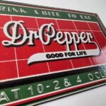 Vintage Dr Pepper Porcelain Sign – Beverage Soda Cola Advertising Bar Gas Sign - Image 11