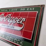 Vintage Dr Pepper Porcelain Sign – Beverage Soda Cola Advertising Bar Gas Sign - Image 12