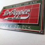 Vintage Dr Pepper Porcelain Sign – Beverage Soda Cola Advertising Bar Gas Sign - Image 13