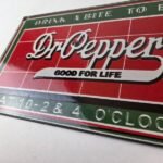 Vintage Dr Pepper Porcelain Sign – Beverage Soda Cola Advertising Bar Gas Sign - Image 14