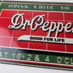 Vintage Dr Pepper Porcelain Sign – Beverage Soda Cola Advertising Bar Gas Sign - Image 3