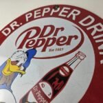 Vintage Dr Pepper Sign – Porcelain Soda Cola Man Cave Collection Sign - Image 12