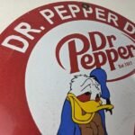 Vintage Dr Pepper Sign – Porcelain Soda Cola Man Cave Collection Sign - Image 5